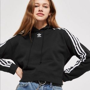 Adidas cropped hoodie, new with tags